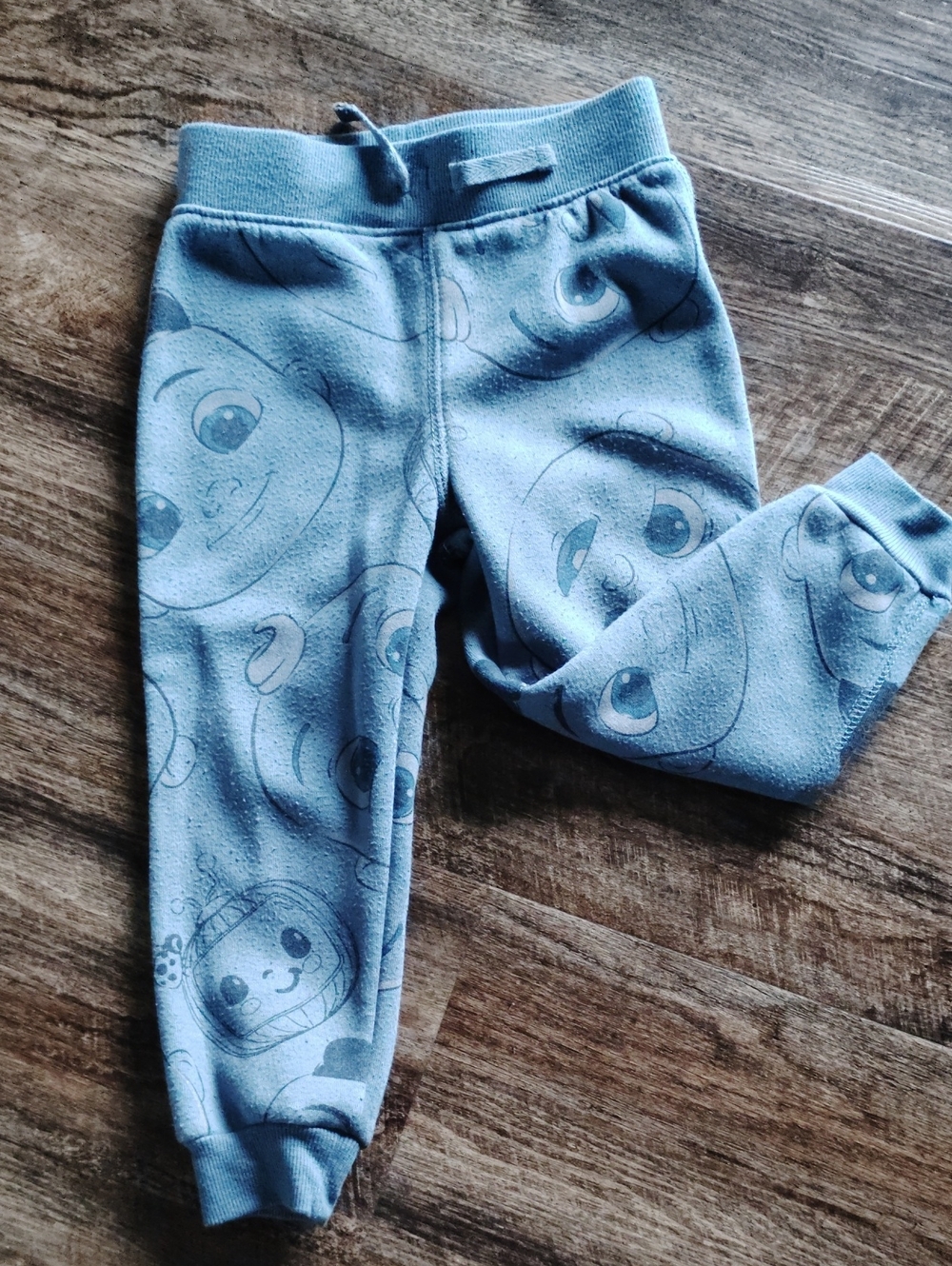 Kids Light Blue Character Fleece Joggers